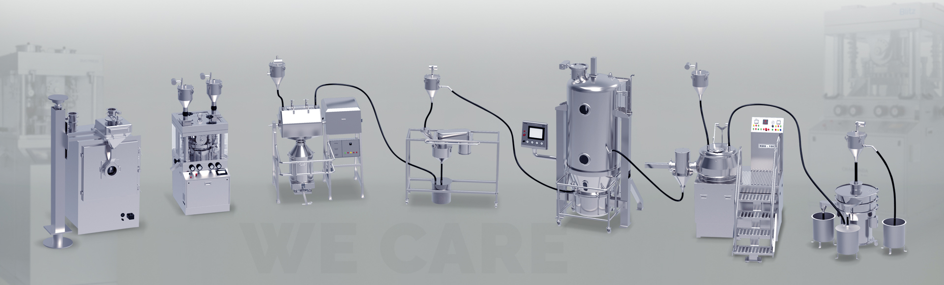 Industrial pharmaceutical equipment: blenders, dryers, and mixers