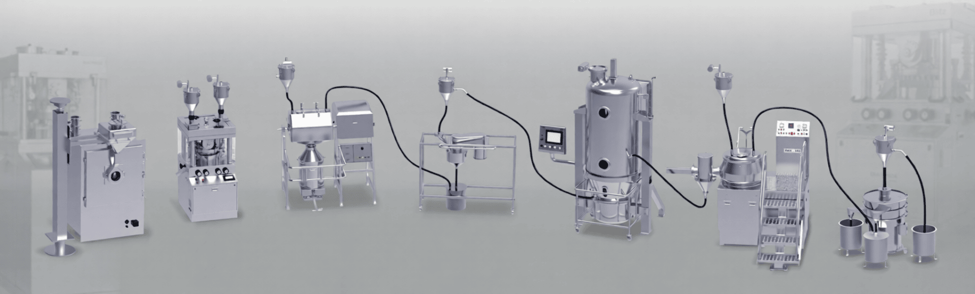 Industrial pharmaceutical equipment: blenders, dryers, and mixers