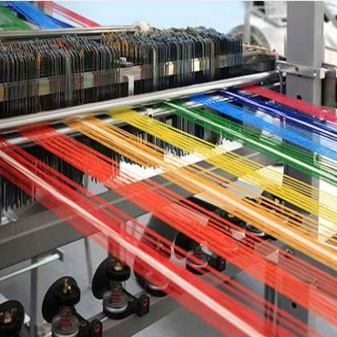 Textile industry machinery used in fabric production